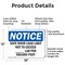 Signmission 18 in W, 12 in H, Aluminum OS-2PACK-NS-A-1218-L-16506 - alternate 2